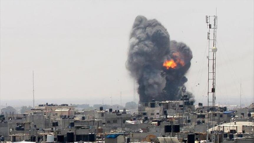 Israeli ongoing airstrikes on Gaza leave three Palestinians killed, others injured