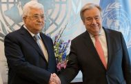 Palestinian President Mahmoud Abbas Met With UN Secretary General
