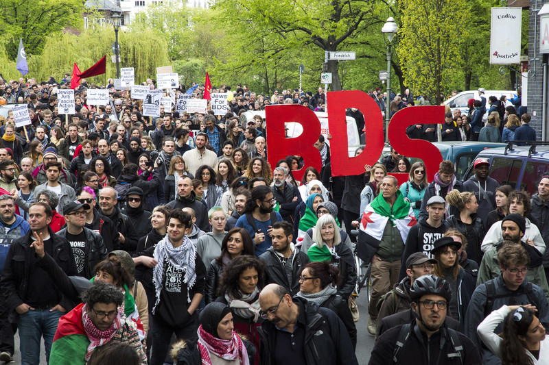 Demonstrations against the German parliament decision on BDS