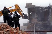 West Jerusalem Israeli municipality demolishes Palestinian-owned building in occupied East Jerusalem