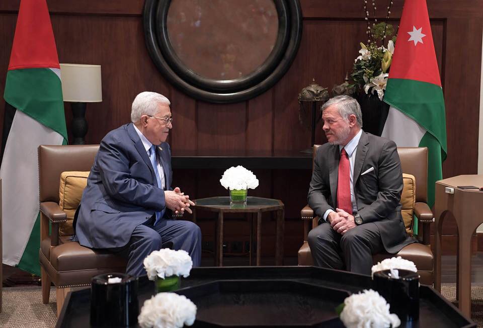 President Abbas meets with Jordanian King in Amman