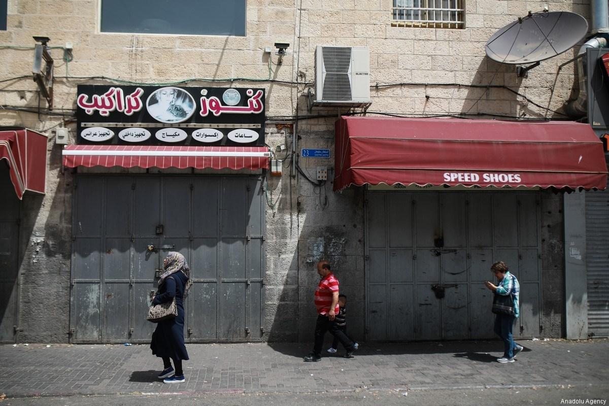 430 PALESTINIAN SHOPS IN JERUSALEM WERE CLOSED LAST 20 YEARS