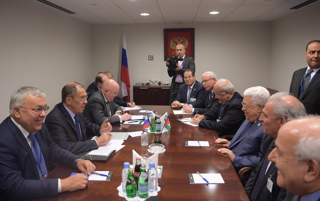 President Abbas meets Bulgarian counterpart,  Russian foreign minister