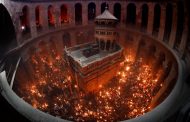 Holy Fire ceremony held at Sepulcher Church in Jerusalem without people