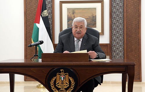 President Abbas extends state of emergency for 30 more days over coronavirus