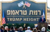 Netanyahu says efforts underway for a settlement named after Trump in the Golan
