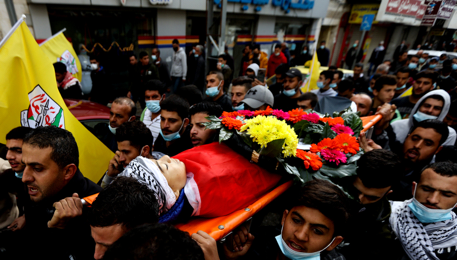 Palestinian boy killed by Israeli soldiers buried at his West Bank hometown