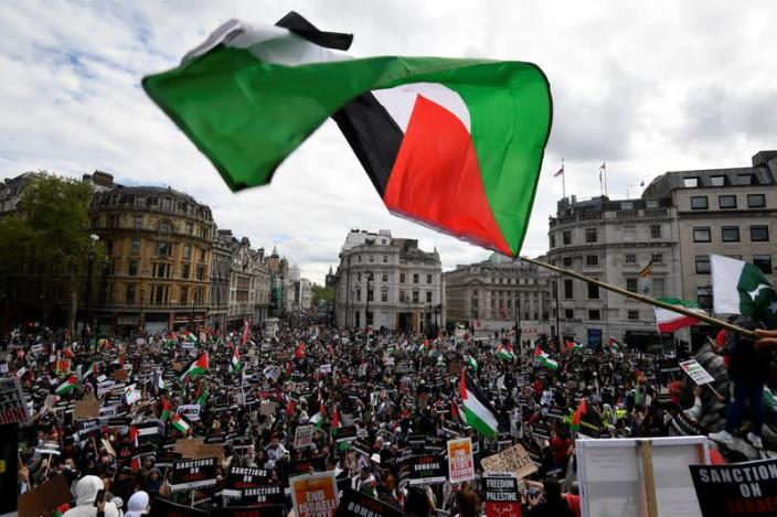 Britain’s Communist Party calls for protests in solidarity with the Palestinians to continue