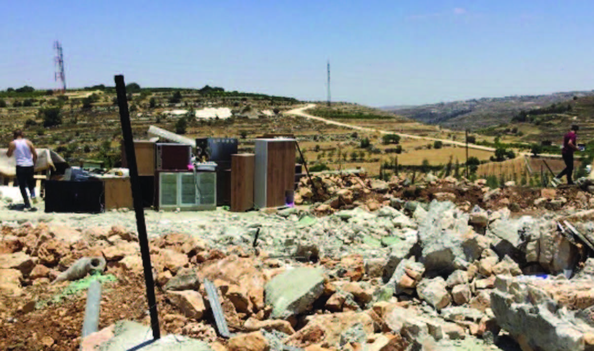 In June, a sevenfold increase in demolished Palestinian-owned structures, compared with May - UN