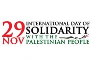 Marking the International Day of Solidarity with the Palestinian People, UN chief says Israeli human rights violations, settlements erode chances of peace