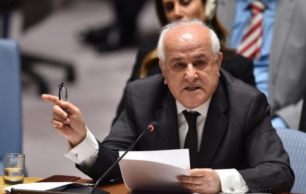 Palestine's envoy to UN urges swift int'l action to end Israeli violence in Palestine