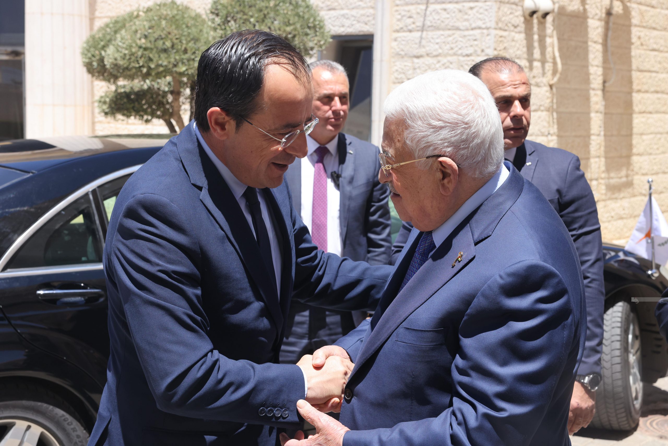 Cypriot president in first visit to Palestine in eight years