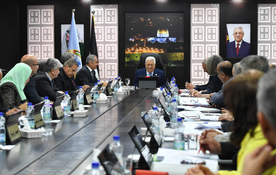 President Abbas Meets with Palestinian cabinet
