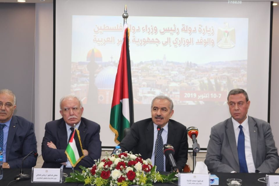 PM Shtayyeh: Gazans needs is top priority of our visit to Egypt