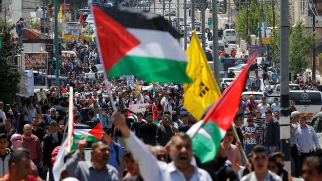 Palestinians in Israel observe a general strike to protest police apathy toward rise in crime