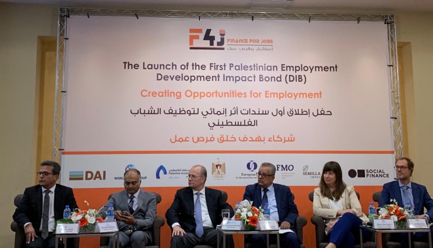 Finance for Jobs (F4J) Project launches 1st Palestinian Employment Development Impact Bond