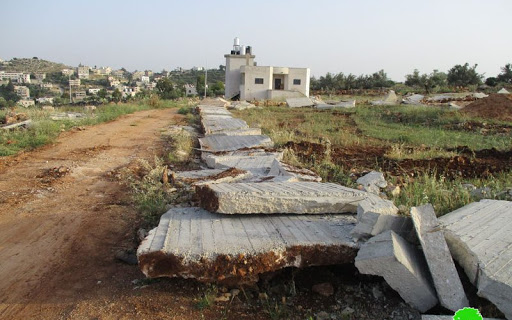 Israeli forces demolish agricultural wall in Ramallah-district town