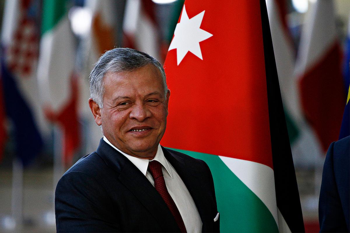 Jordan's Abdullah says a just solution to Palestinian cause a key for peace