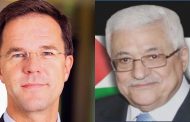 President Abbas discusses dangerous escalations in Palestine with Dutch prime minister