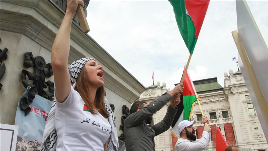 Serbia protests Israel's attacks on Palestinians