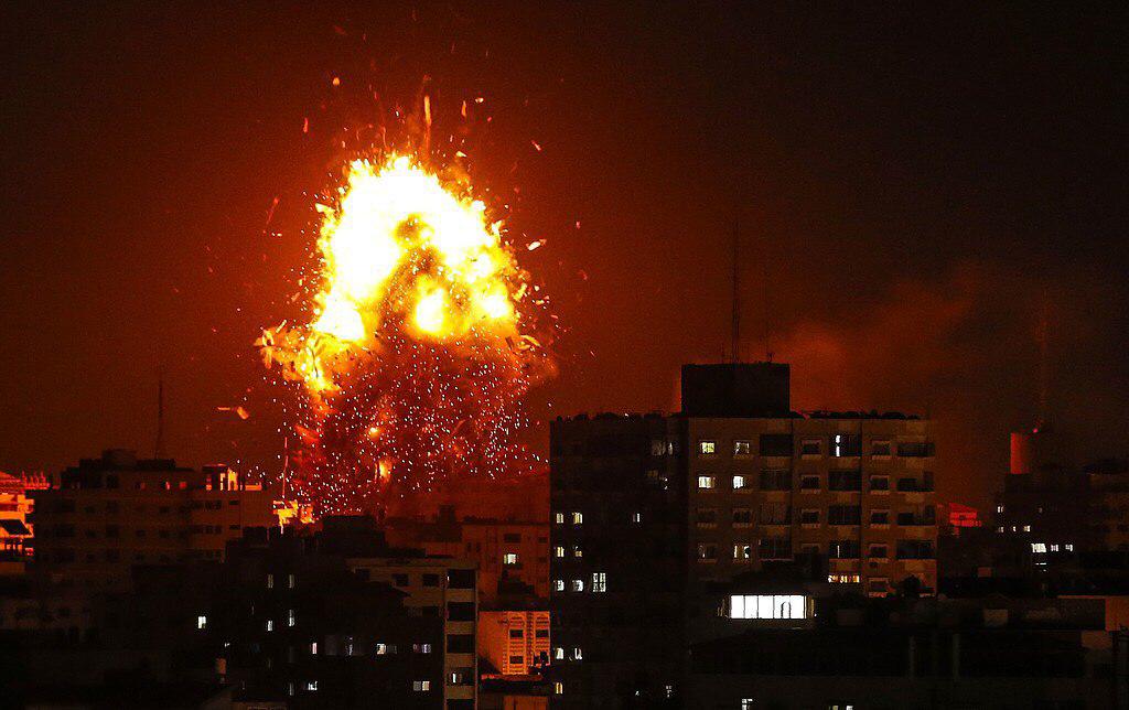 Gaza under attack from Israel for the third night in a row, damage to the locations, no injuries
