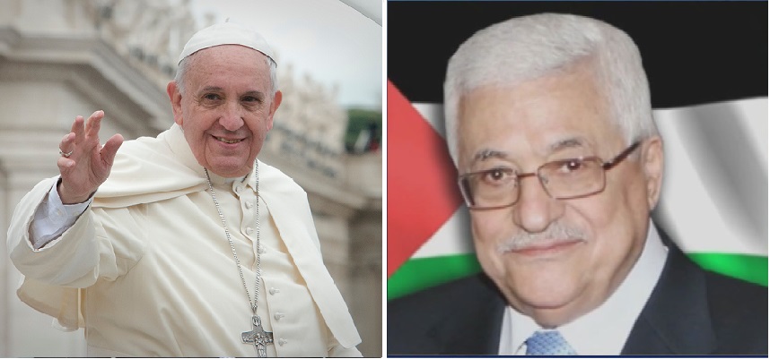 President Abbas affirms to Pope Francis need to launch political process to end occupation