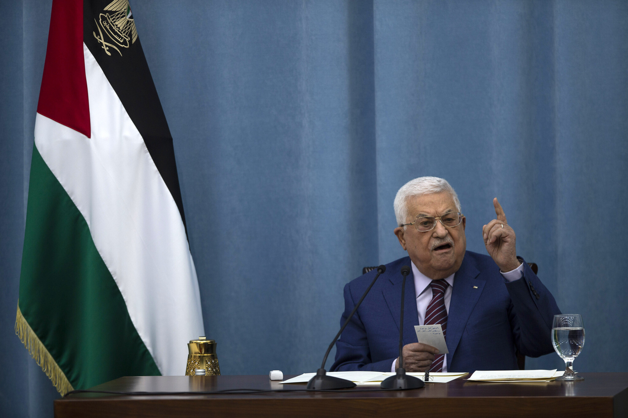 President asks Palestine's Representative to UN to mobilize action against Israeli aggression on Al-Aqsa