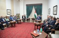 In a show of solidarity, President Abbas meets with Palestinian civil society organizations targeted by Israel