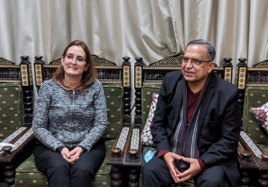 Dr.M Ghareeb receives Cuban ambassador