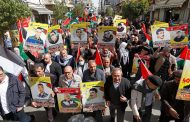 Palestinians demonstrate in support of jailed freedom fighters’ just demands for better conditions