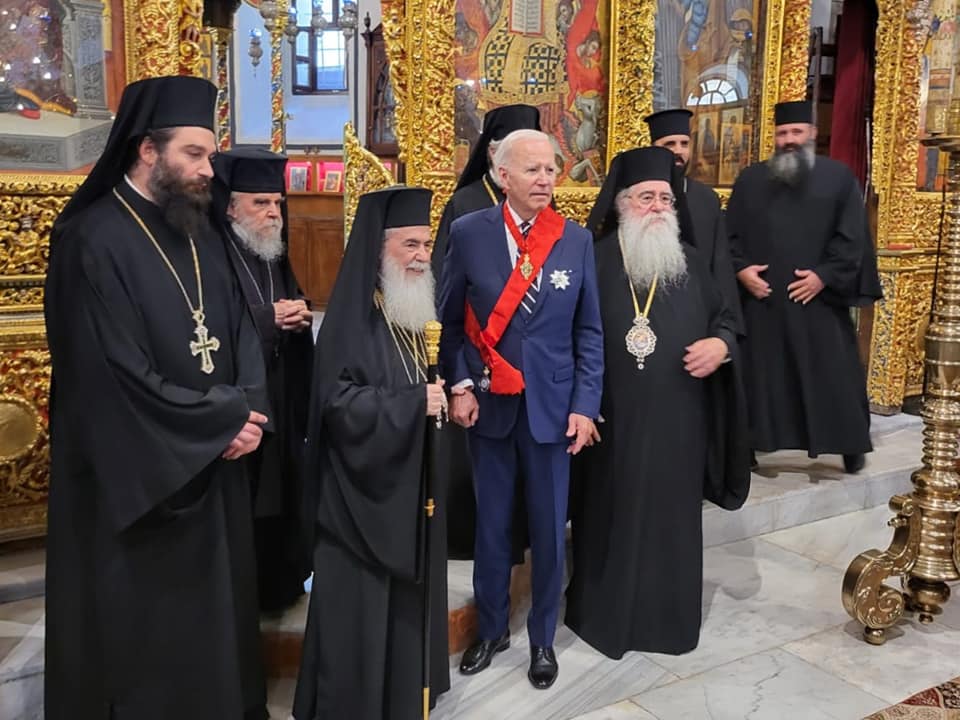 Patriarch Theophilos III relays Christians’ concerns to U.S. President Joe Biden