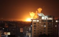 Israeli warplanes target vicinities of PRCS main headquarter and al-Quds hospital in Gaza city with several missiles