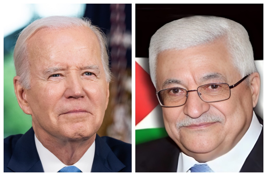 President Abbas receives a call from US President Biden