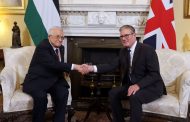 President Abbas Meets British Prime Minister